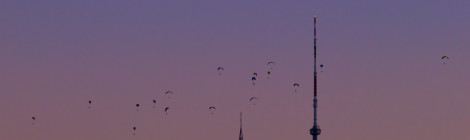 Paragliding Above Uetli